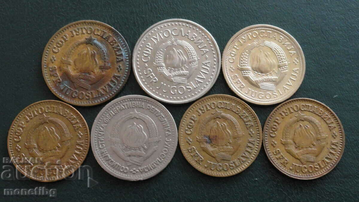Yugoslavia - Coins (7 pieces) - 6 Yugoslavia - Coins (7 pieces) - 6