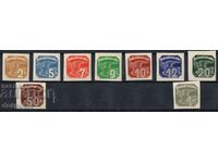 1937. Τσεχοσλοβακία. Γραμματόσημα.