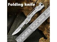 Folding knife scalpel +10 spare blades