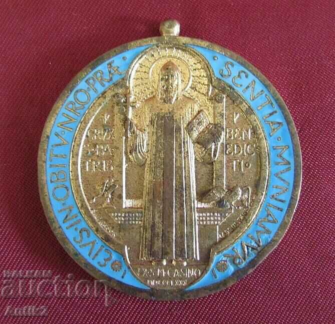 Medalion original catolic din anii 30 rar