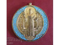 30-те Католически Оригинален Медальон рядък