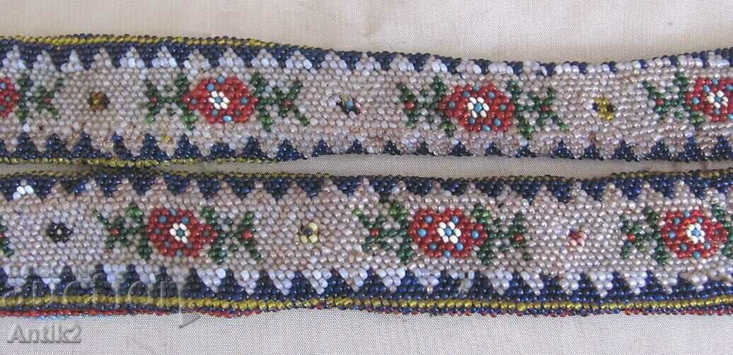 19th century Original Beaded Women's Belt - 5 19th century Original Beaded Women's Belt - 5