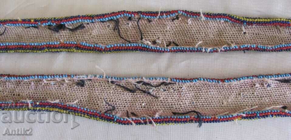 19th century Original Beaded Women's Belt - 7 19th century Original Beaded Women's Belt - 7