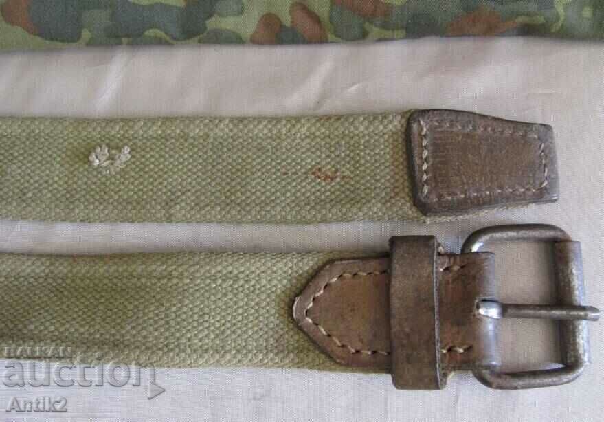 Auction WWII Canvas Belt Germany Auction WWII Canvas Belt Germany