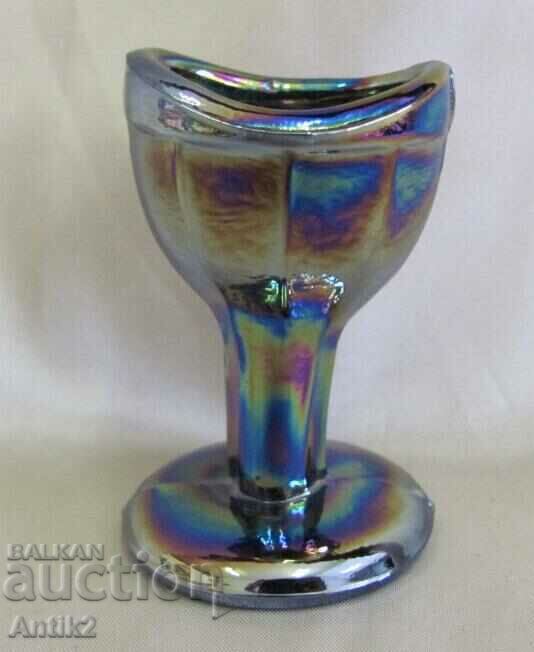 19th Century Glass Cup for Eye Baths, Washes