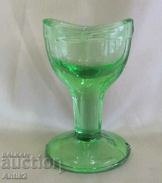 19 век Стъклена Чаша за Очни Бани, Промивки