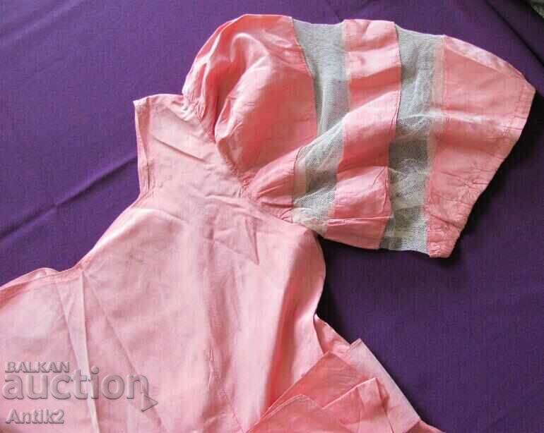 Delivery of 30's Original Women's Silk and Tulle Dress Delivery of 30's Original Women's Silk and Tulle Dress