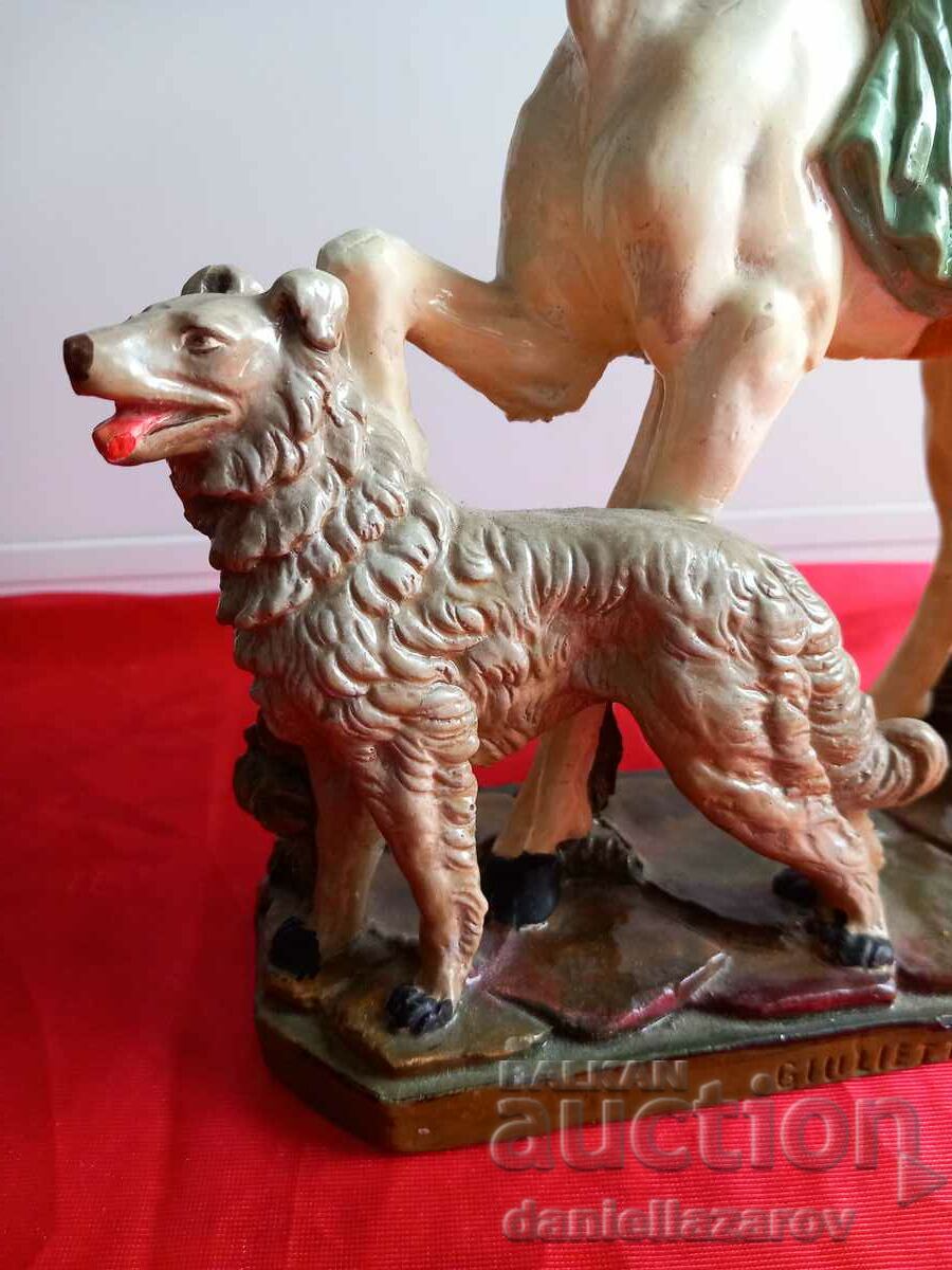 Livrarea G. Ruggeri, Figurină mare din porțelan Romeo și Julieta