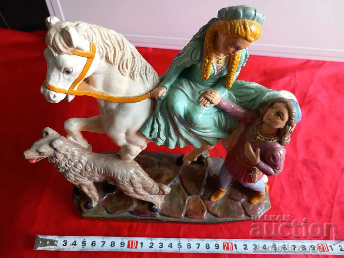 G. Ruggeri, Figurină mare din porțelan Romeo și Julieta - 7