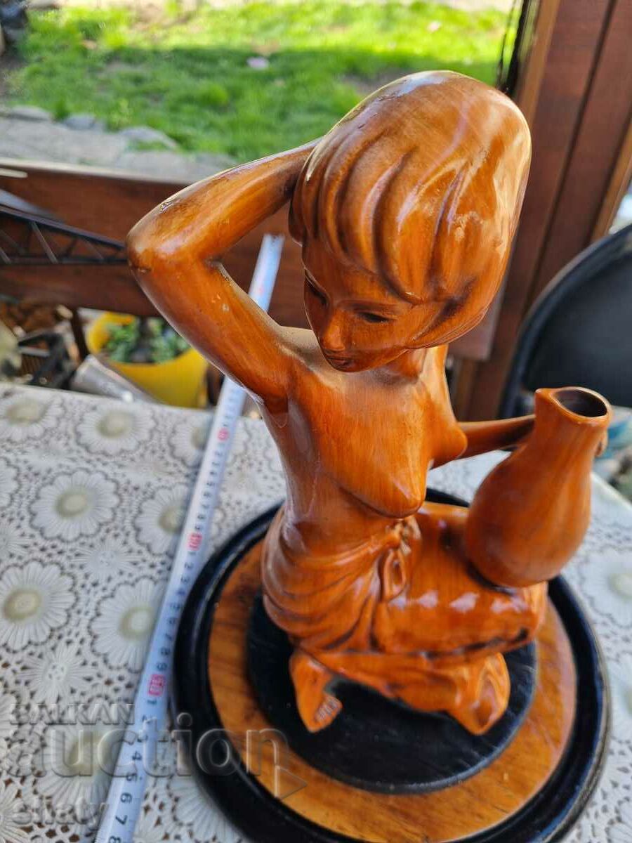 Old wooden figure. Sculpture. with price 75.00 BGN | € 38.35