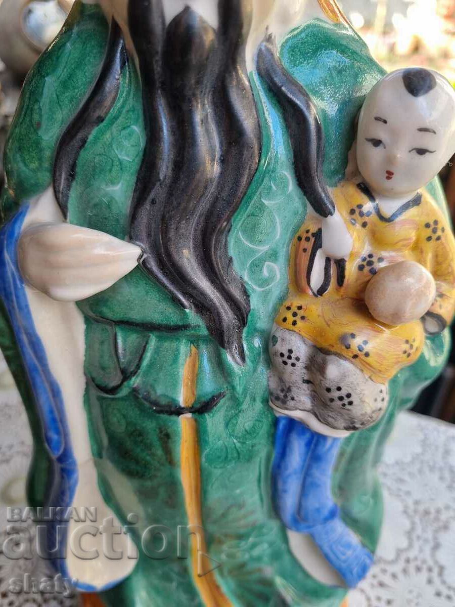 Auction Old porcelain figure. Japanese Sculpture. Auction Old porcelain figure. Japanese Sculpture.