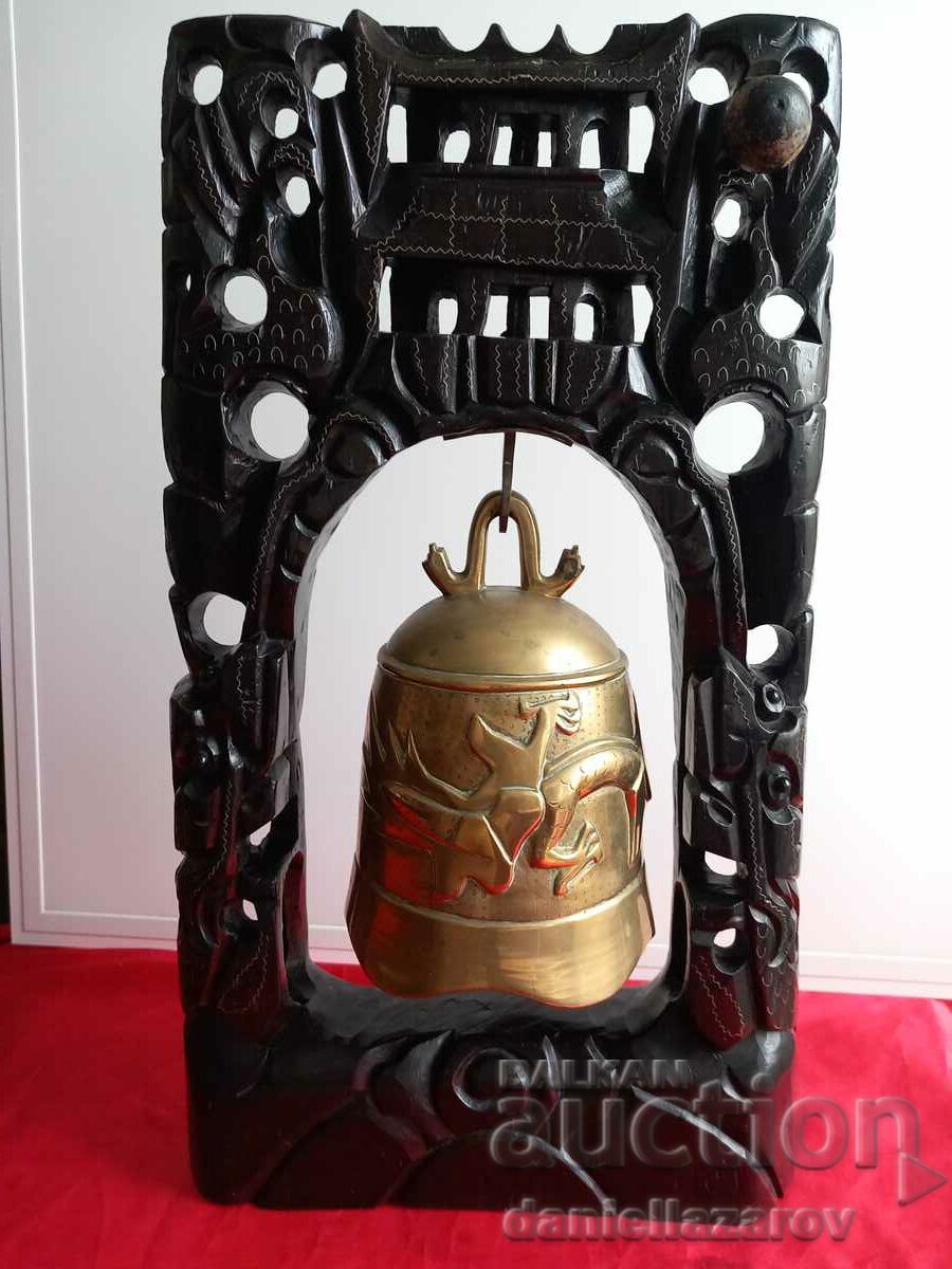 Old BUDDHIST Gong, Bell, Dragons