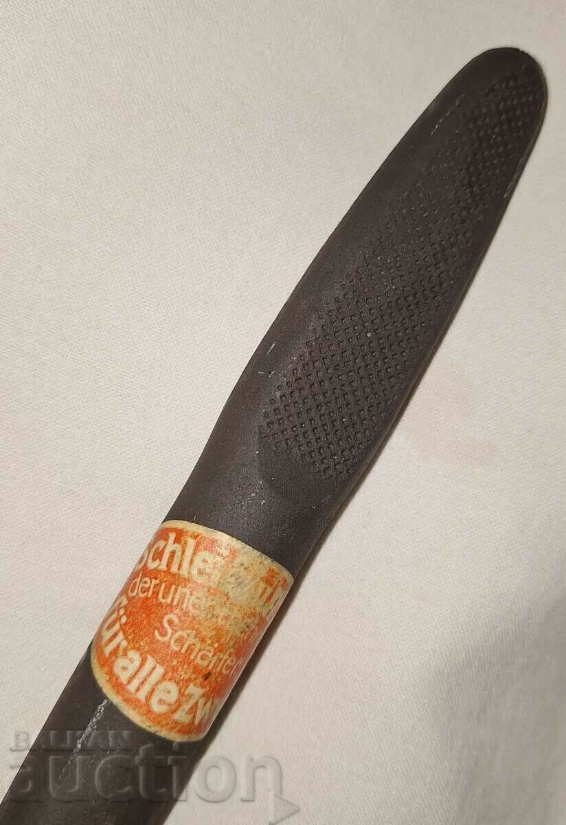 Old fine German blade sharpener with label with price 60.00 BGN | € 30.68 Old fine German blade sharpener with label with price 60.00 BGN | € 30.68