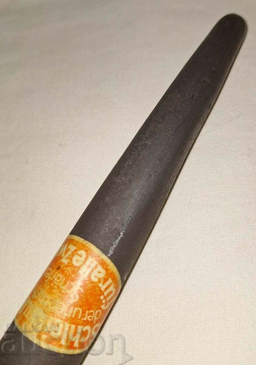 Old fine German blade sharpener with label - 7 Old fine German blade sharpener with label - 7