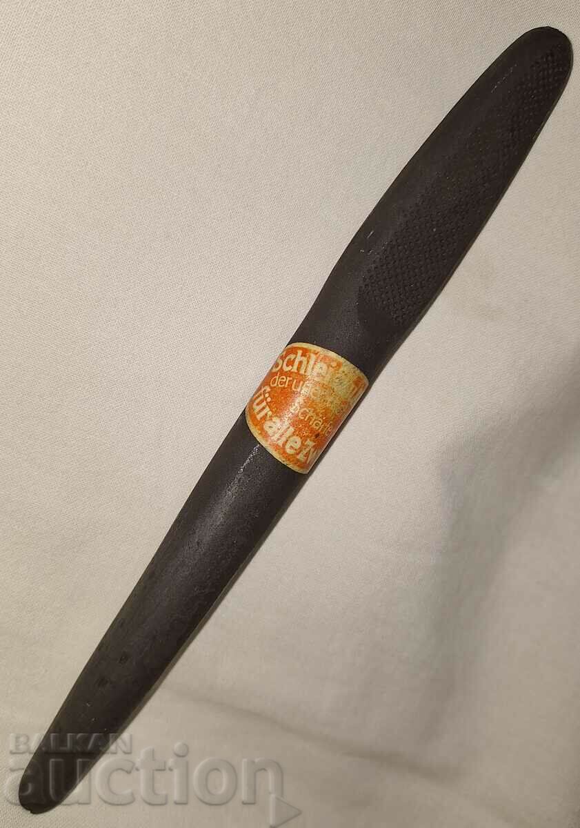Old fine German blade sharpener with label