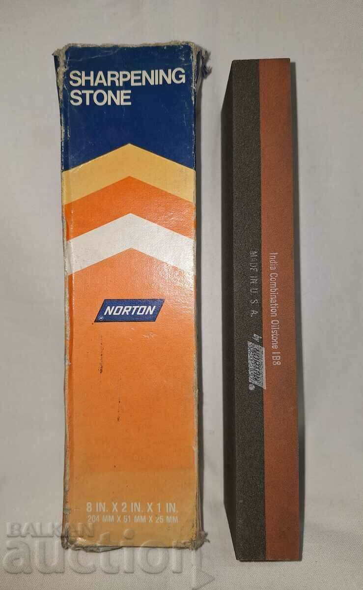 Double Sided Whetstone--Norton India oils