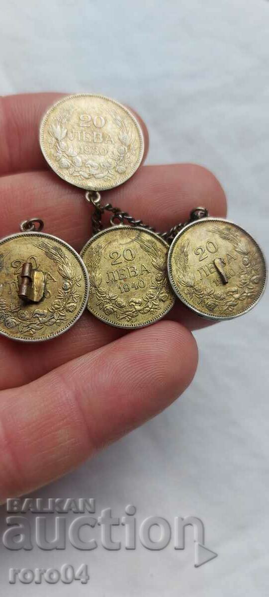 Delivery of BGN 20 - BROOCH Delivery of BGN 20 - BROOCH