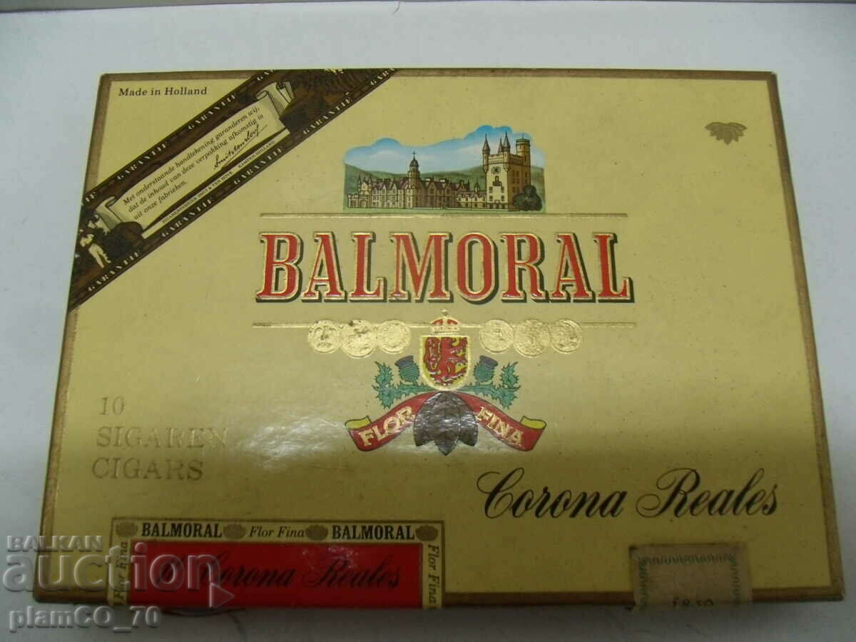 #*7439 old cardboard box - BALMORAL with price 10.00 BGN | € 5.11 #*7439 old cardboard box - BALMORAL with price 10.00 BGN | € 5.11