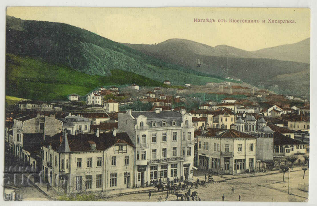 България, изглед от Кюстендил и Хисарлъка, 1914 г.