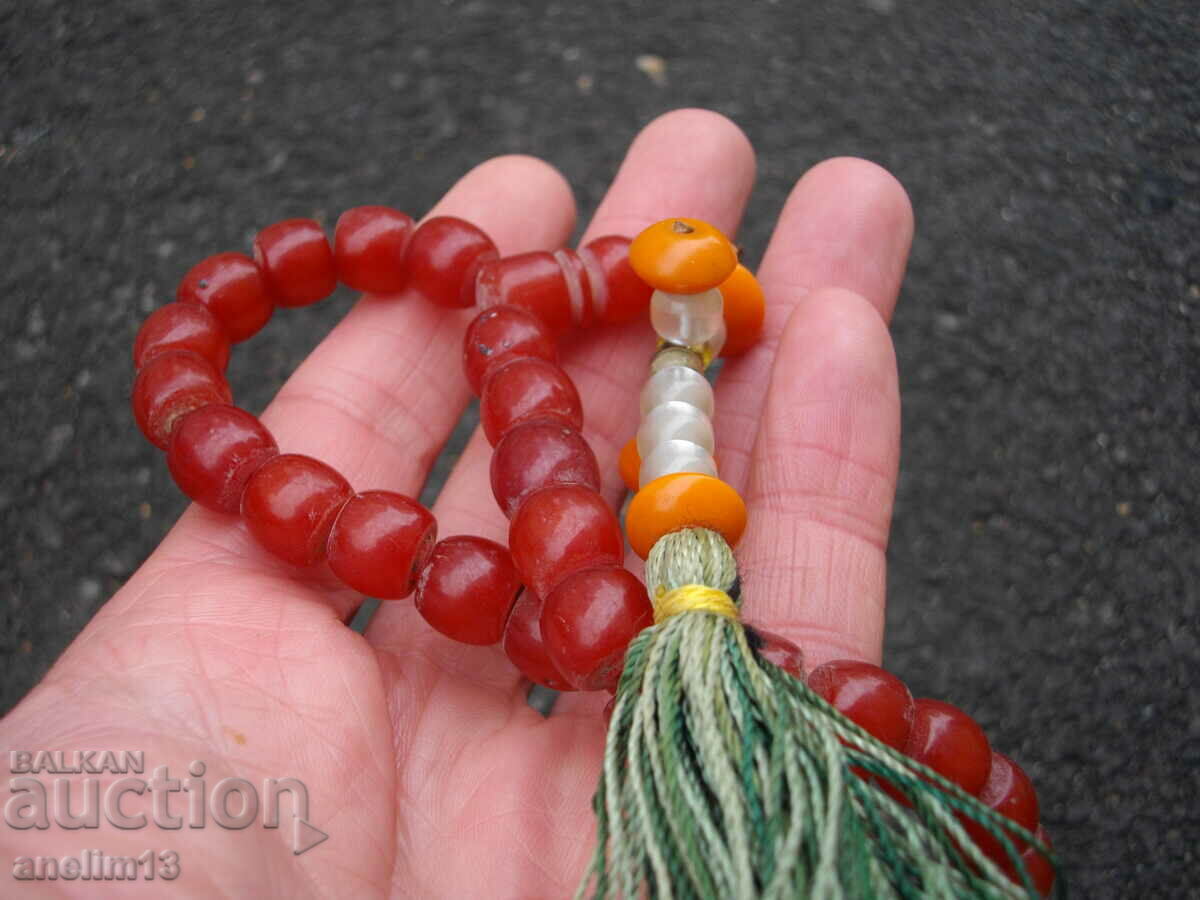 OLD RED ROSARY - 5