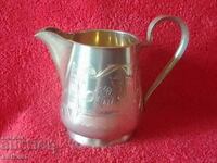 Old silver jug cup gilt sample 84 Tsarist Russia