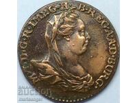 Austrian Netherlands 2 Liarda 1777 Maria Theresa - Rare!