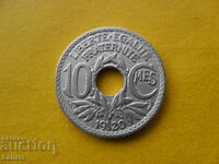 10 centimes 1920. France