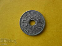 5 centimes 1922 France