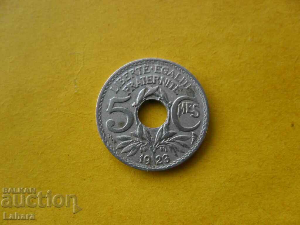 5 centimes 1923 Franta