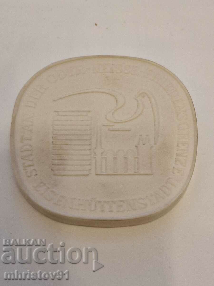 Porcelain German medal