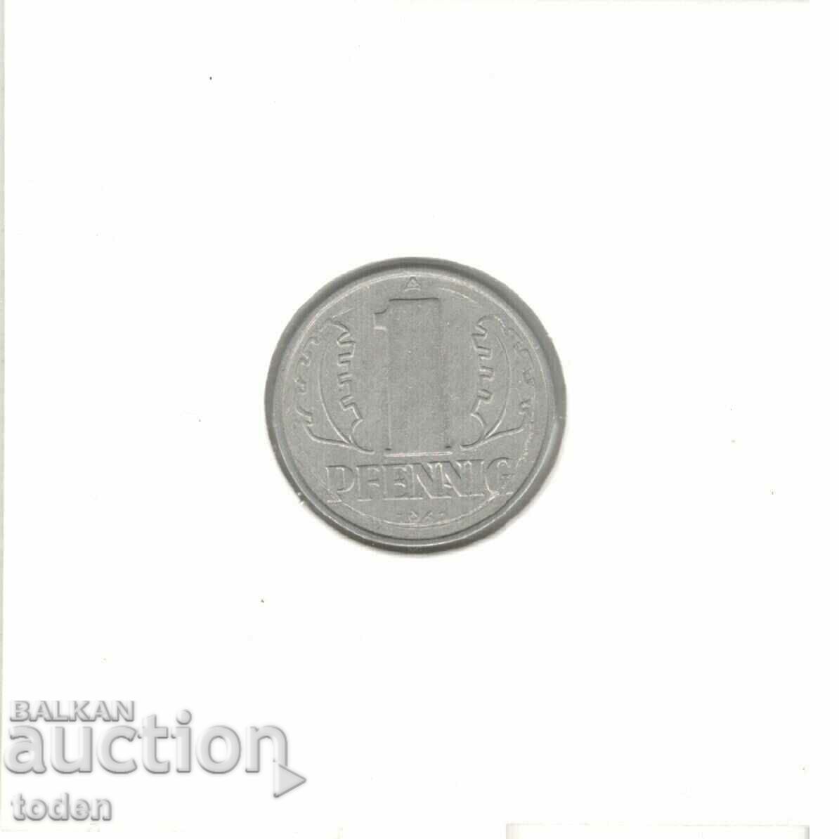 Auction Germany D.R.-1 Pfennig-1960 A-KM# 8 Auction Germany D.R.-1 Pfennig-1960 A-KM# 8