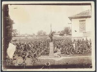 Fotografie - sărbătoare militară - teatru Regimentul 88 - inscripție - ca. 1917