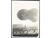 Photo - military parade - observation balloon - ca. 1917