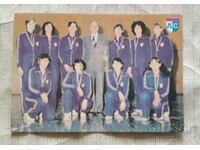 Calendar 1982 Levski Spartak women's volleyball team
