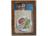 Pictură veche natură moartă (3,3)