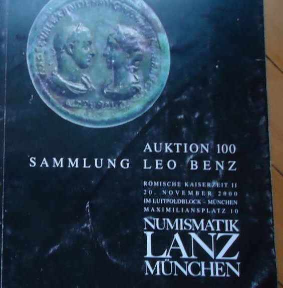 Licitație de monede - Lanz - Colecția Leo Benz - Monede romane