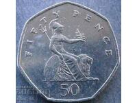 Великобритания 50 пенса 1997