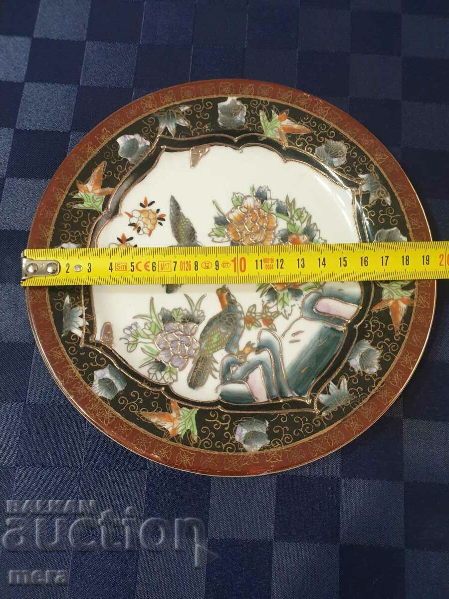 Auction Hand painted plate SATSUMA /Satsuma/ Auction Hand painted plate SATSUMA /Satsuma/