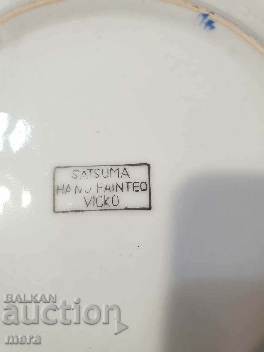 Hand painted plate SATSUMA /Satsuma/ - 5 Hand painted plate SATSUMA /Satsuma/ - 5