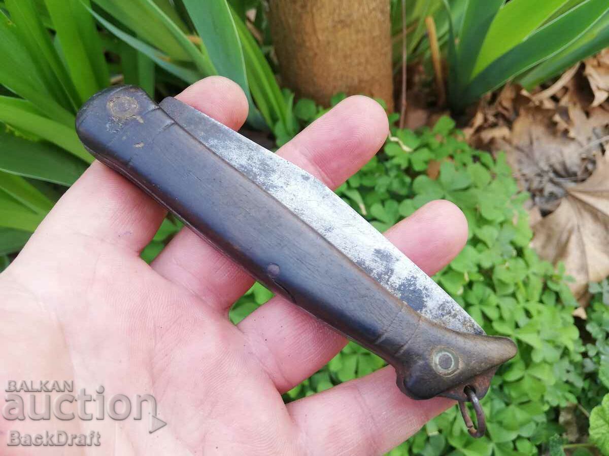 Auction  Old pocket knife, Gabrovo lady's foot knife