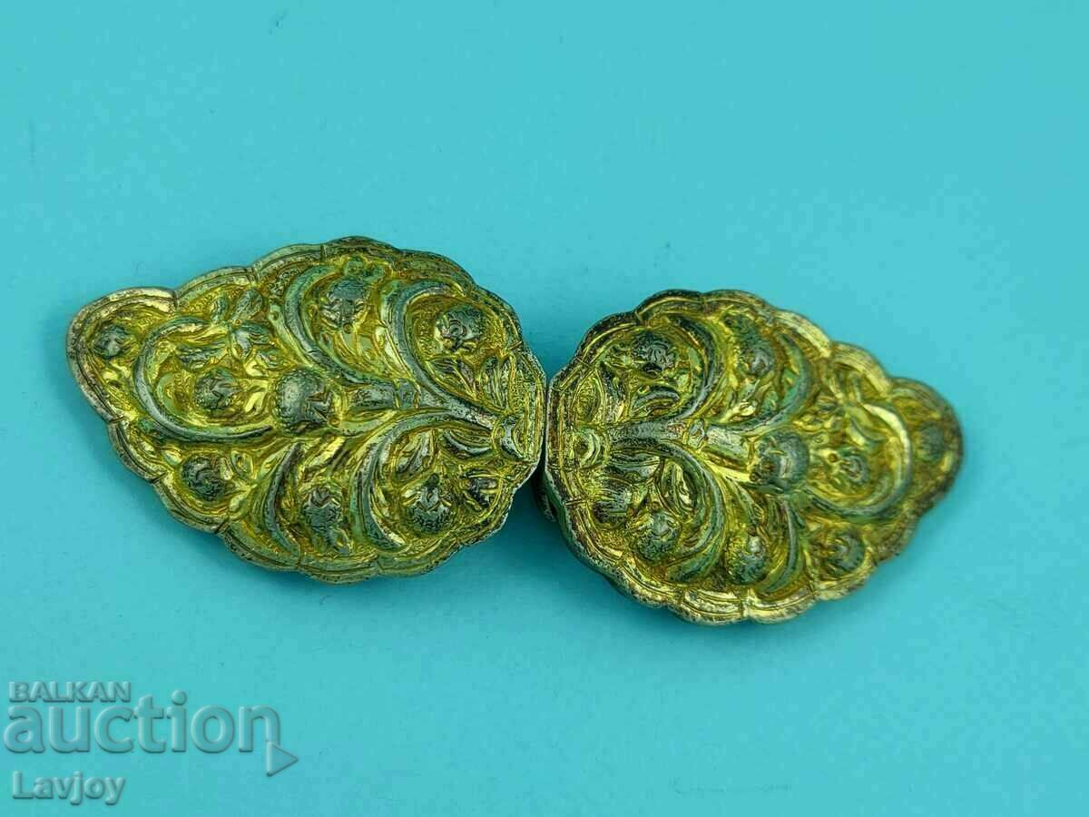 Auction  Small Silver Authentic Pafta with Gilding Unique