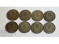 Bulgaria Lot of 20 BGN from 1930 Silver