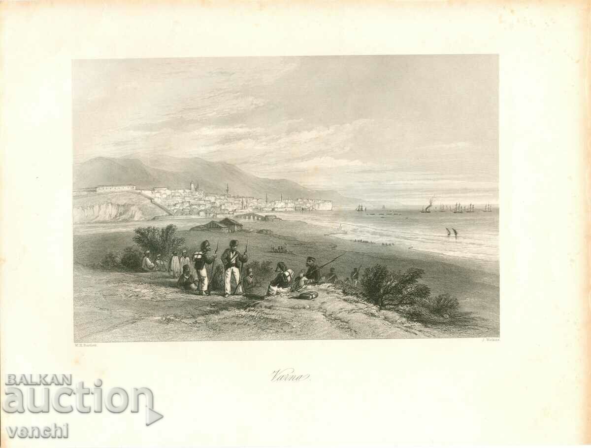 1845 - GRAVURA - VARNA - ORIGINAL