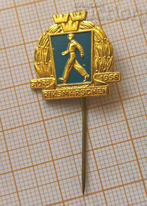 Badge Sweden sports walking military sports