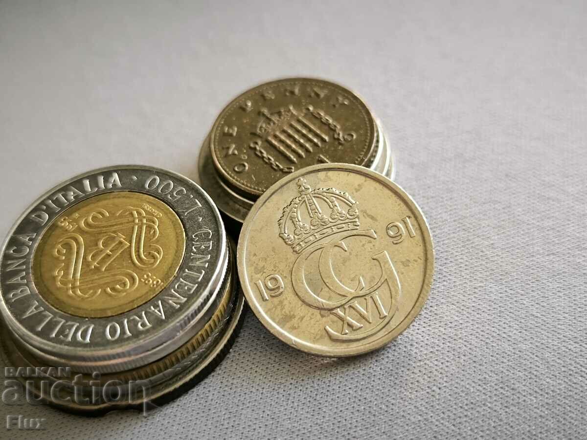 Coin - Sweden - 50 jore | 1991 with price 1.25 BGN | € 0.64 Coin - Sweden - 50 jore | 1991 with price 1.25 BGN | € 0.64