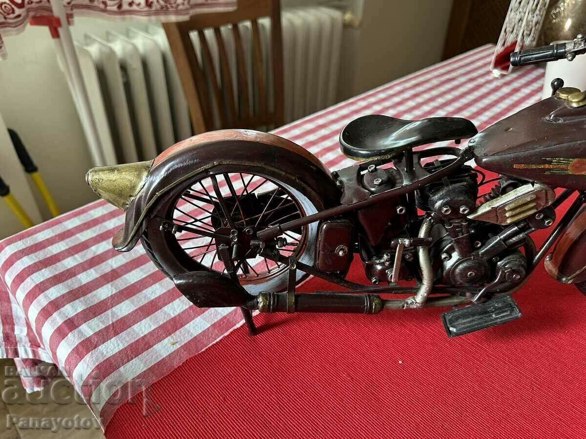 МОТОР ИГРАЧКА МЕТАЛЕН УНИКАЛЕН 1920 Г. ИЗРАБОТКА СТРАХОТЕН - 7
