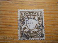марка - Бавария - 1876 г