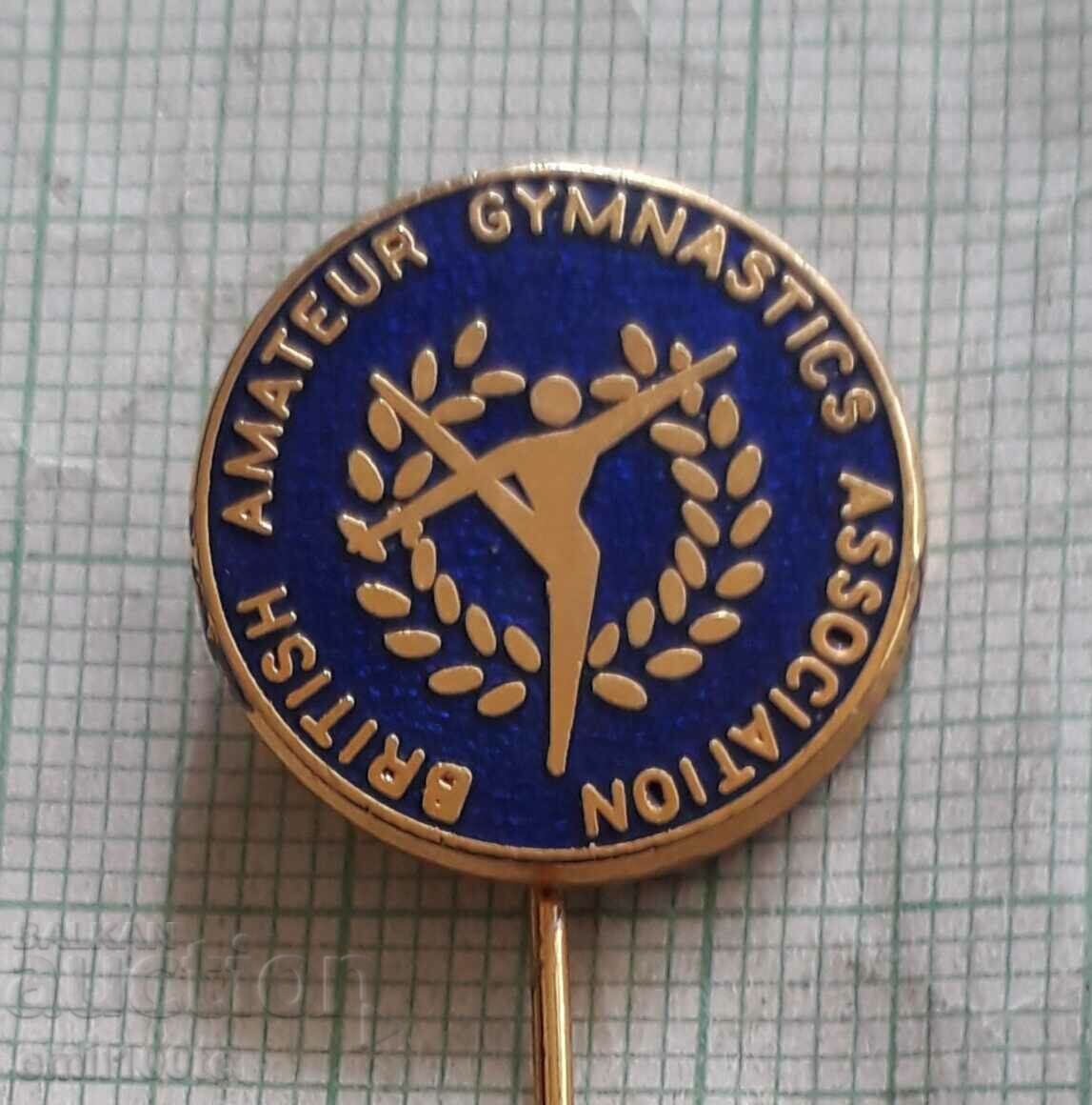 Insigna - Federația Britanică de Gimnastică Amatori