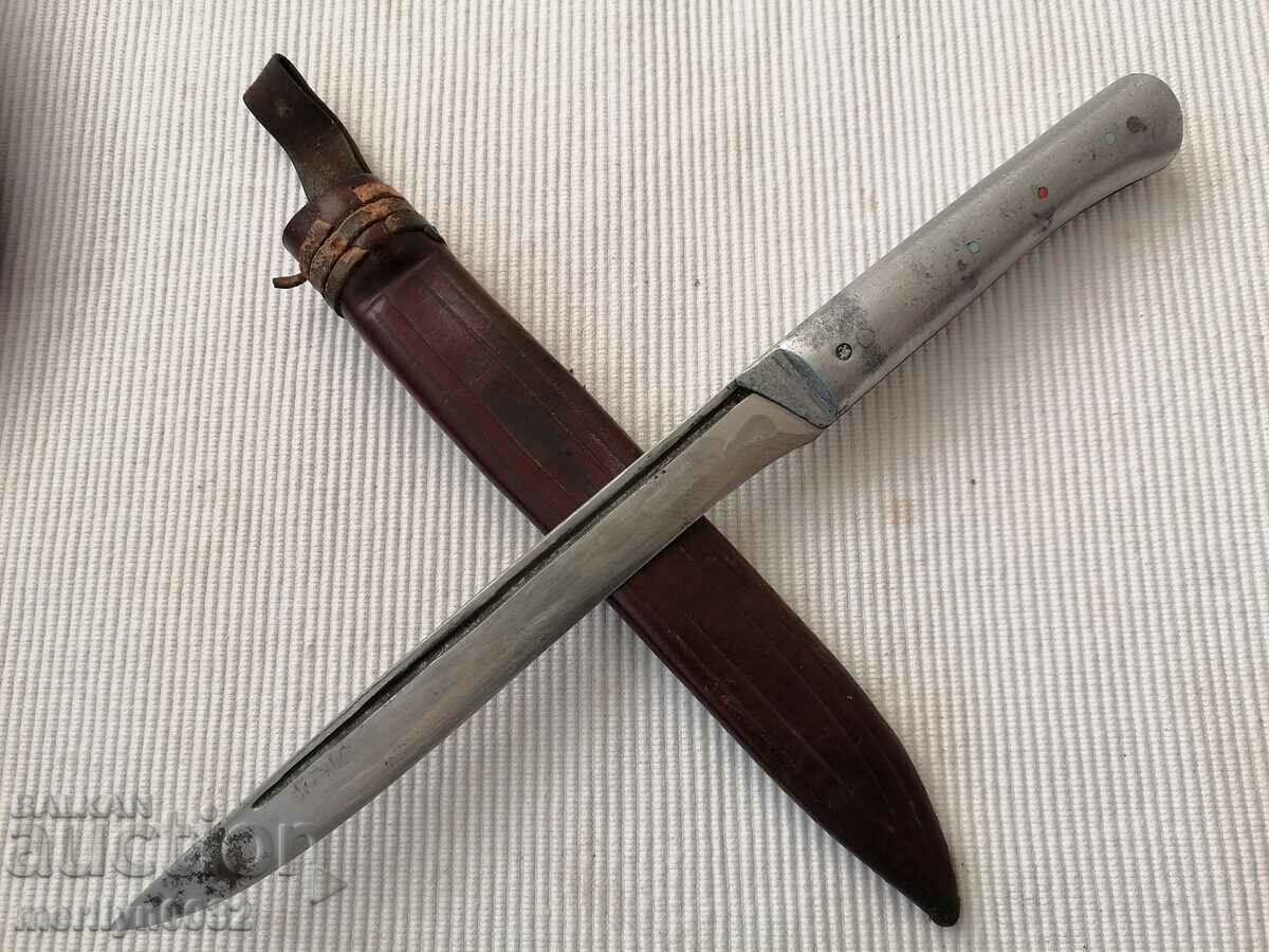 Габровски касапски нож с кания