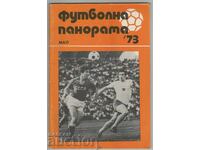 Panorama fotbalului 1973 program mai